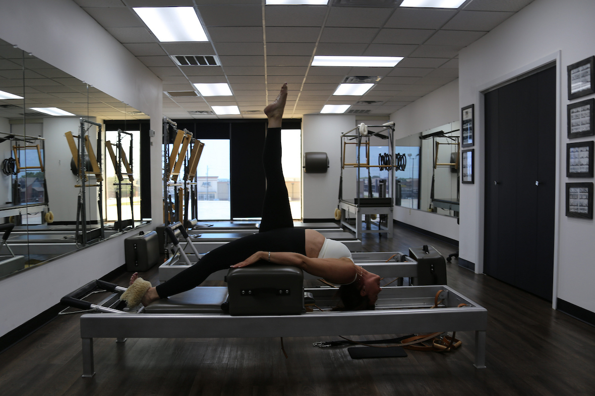 Private classical Pilates session on reformer
